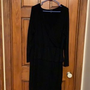 Wrap front dress